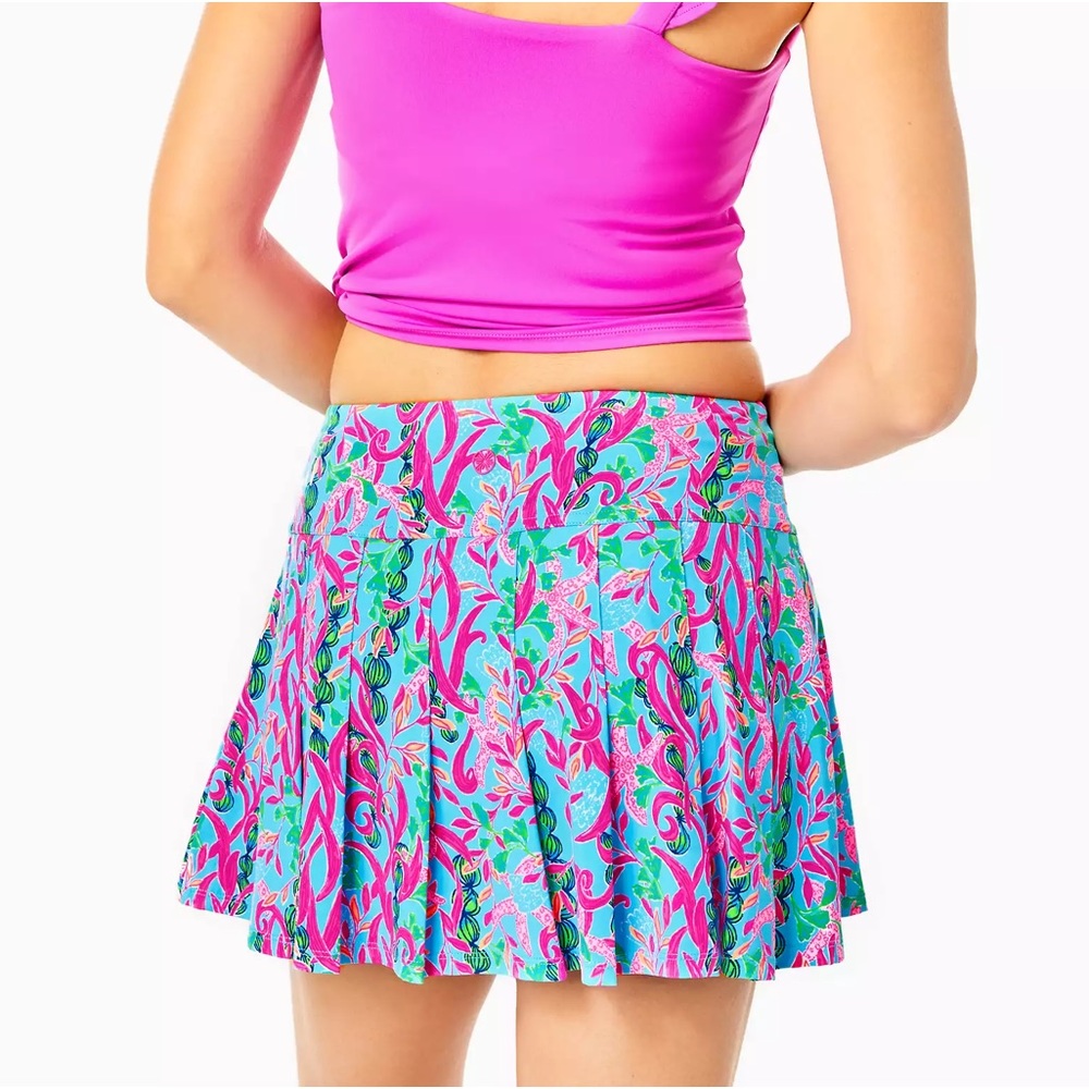 {Lilly Pulitzer} Luxletic® Annora Skort in Multi Seaweed Samba - Women’s Medium - Picture 3 of 15